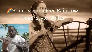 Judy Galard -Somewhere over the rainbow Fingerstyle Guitar