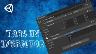 How to Create Tabs in Unity Inspector Using Editor Class