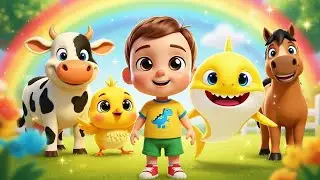 🐮🦈 Lola the Cow & Baby Shark Storm Old MacDonald's Farm! 2026 | Preschool Songs 🦈🐮