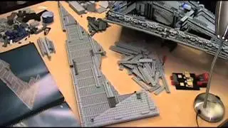 LEGO Star Destroyer 10030 Time Lapse Assembly