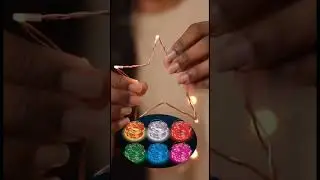 Copper Wire LED String Light Demo | Flexible Fairy Lights for Home Decor & Parties #ledlights