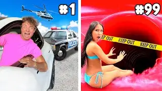 BREAKING 100 RULES IN 24 HOURS!!