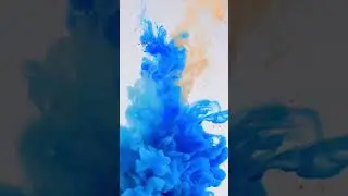 Samsung Blue and Orange Fluid Video Lockscreen #galaxytheme #samsungdevice #ink #fluid #inkart