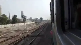 Pakistan Railways:1up Khyber Mail passing Machi Goth near Sadiqabad