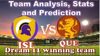 ISL VS QUE Pakistan super league Dream11 Winning Team,ISL VS QUE Dream11 Prediction,QUE vs ISL