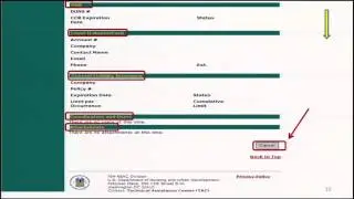 Contractor Management -- Profile View