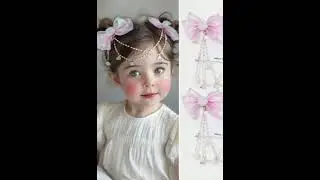 Kids hair accessories 😍 ✨️ 💕 💖 #like#trending #hairaccessories#kids #quickstylewithnami #subscribe✨️