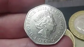 UK 2018 50 PENCE COIN FIND! CHECK YOUR CHANGE #1536