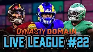 LIVE Dynasty League Startup Draft (Real $ League) + Team Blueprints