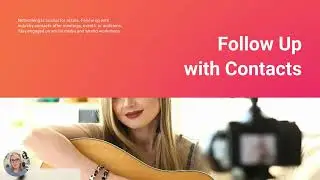# 8 Networking for Actors How to Build Your Career Connections