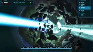 Planetary Annihilation- Annihilaser + Halleyed planet....