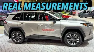 Замеры салона Toyota RAV4 2026 года: (Проверка реальной рулеткой!)