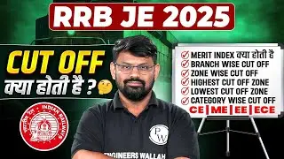 RRB JE Cut Off Analysis | RRB JE Zone Wise, Branch Wise, Department Wise Cut Off Analysis
