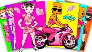 SUPER STAR KPOP IDOL TUNG TUNG TUNG SAHUR AND BALLERINA CAPPUCCINA - BRAINROT | Sticker Book DIY