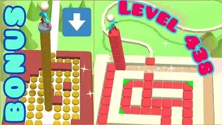 Stacky Dash level 438 / bonus level very nice 👍 | Save the Alpaca #mobilegameroom #stackydash