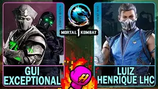 MK1 Gui Exceptional (NOOB SAIBOT) VS Luiz Henrique LHC (SUB-ZERO)🥊Mortal Kombat 1🥊4K 60ᶠᵖˢ
