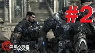 Gears of War | Part 2 | Fountain of Locust | Co-op Let's Play | Insane Mode