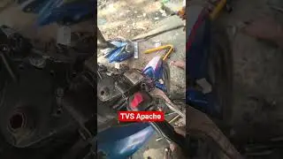 TVS Apache bike break shu replacement #automobile #bike #youtubeshorts #shorts #ytshorts