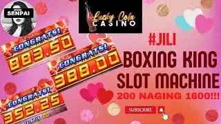 LUCKY COLA CASINO| 200 KO NAGING 1600 KAY BOXING KING!!! | Register now try my LINK! See description
