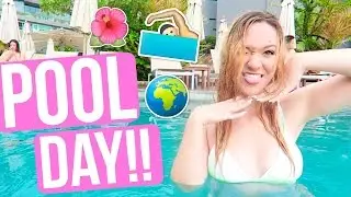 SWIMMING IN THAILAND!!! POOL DAY!!