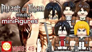 LEGO ATTACK ON TITAN 進撃の巨人 MIKASA MINIFIGURES WM6148 LEGO UNOFFICIAL  #lego #進撃の巨人 #attackontitan