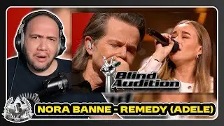 Nora Banne | Remedy (Adele) | Blind Auditions | The Voice Norway 2026 🇳🇴 | PAUL REACTS