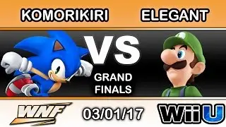 WNF 1.3 - 2GG | komorikiri (Sonic, Cloud) Vs. Elegant (Luigi) Grand Finals - Smash Wii U