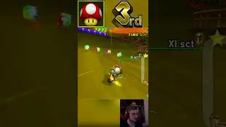 CLUTCH Last Second Shock Dodge in Mario Kart Wii