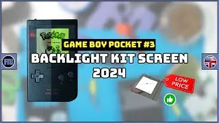 Game Boy Pocket #3 - Install Backlight Kit Screen 2024 (cheap)