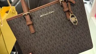 Michael Kors Jet Set Travel Extra-Small Saffiano Leather Top-Zip Tote #Bag