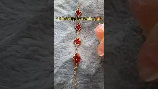 Make Bracelet with Thread and Beads #diy #shortsfeed #handmade #bracelet #shorts