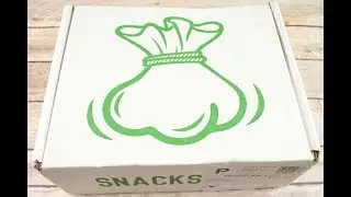 SnackSack June 2017 Healthy Snack Subscription Box Unboxing + Coupon @getsnacksack