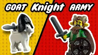 Я собираю и анимирую LEGO Goat Knight ARMY MOC!