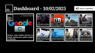 🚨 Dashboard! Golpes no Google Agenda, Hackers Exploram 7-Zip, Ataques DDoS, e Mais!