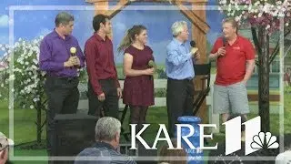 Stevie Ray&rsquo;s Comedy Cabaret perform at the KARE Barn at the Minnesota State Fair