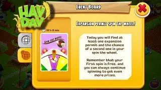 Expansion Permit Spin Wheel Event 💛 | Hay Day | #haydaygameplay #ytgaming #hayday @GamingHome.9