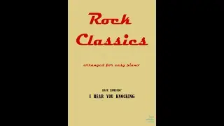 I Hear You Knocking arranged for easy piano