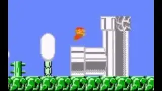 Super Mario Bros. (SNES port by p4plus2): Glitch level E5 / Layout ID E5