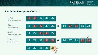 Bubble Sorting Explained | Data Structure | CSE-KTU | PACE LAB