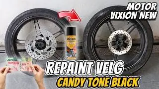 CARA REPAINT Velg Sendiri [Black Chrome] pakai Diton Premium 