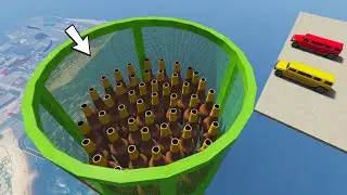 GTA 5 Jump Into Bottles Tube - limousine Race