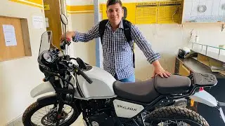 2021 Royal Enfield Himalayan | Mirage Silver | BS6 | Taking Delivery | Vlog | vikingvivek