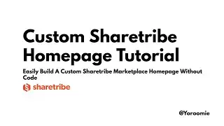Build A Sharetribe Marketplace Custom Homepage Without Code Using Instapage