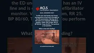 ACLS Megacode 3 Q1 Answer Key #aclsmegacode #acls #reels