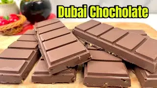 Dubai Style Kunafa Chocolate | Viral Middle East Dessert | Crispy Kunafa Chocolate | 