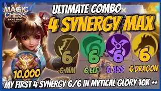 PERFECT COMBO 4 SYNERGY 6666 - 6 ELF 6 ASSASSIN 6 MM 6 DA - MAGIC CHESS BEST SYNERGY