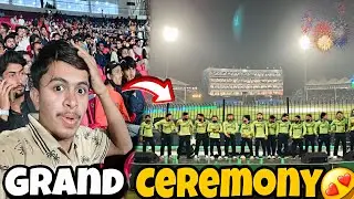 Champions Trophy Ceremony 😍National Bank Stadium |Grand Opening |Light Show|Karachi National Stadium