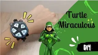 Turtle miraculous DIY🐢 | How to make Turtle Miraculous! DIY | Cookie Shark's Miraculous!