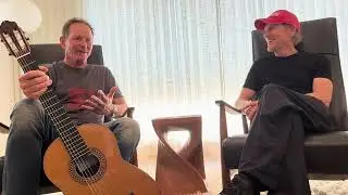 Luthier Jim Redgate and Chris Kamen discuss Jim Redgate’s special ‘Guitar #500”.