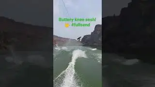 Spencer Leggett kneeboarding at Lake Billy Chinook on the O'Brien Watersports Sozo Kneeboard!